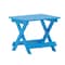 Flash Furniture Blue Portable Folding Adirondack Side Table LE-HMP-2012-1620H-BL-GG - alternate 3